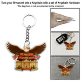 Eagle 250 Years of The United States - Personalized Bald Eagle Ornament