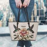 Love Hummingbird - Personalized Hummingbird Leather Bag