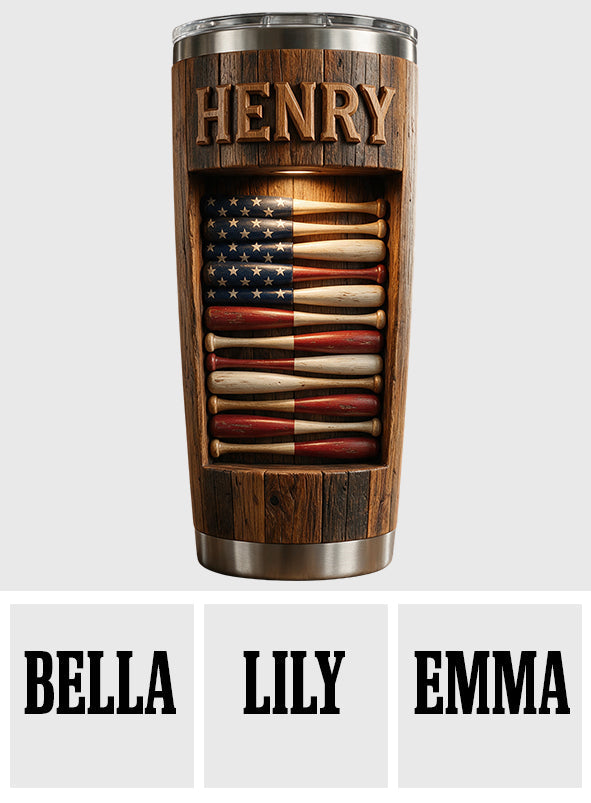 Baseball Is My Therapy - Personalized Baseball Tumbler