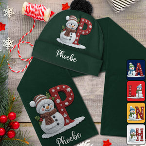 Winter Gifts For Loved Ones - Personalized Family Knitted Scarf