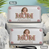 Mother's Day Gift, Custom From Any Photo - Personalized Mother Leather Long Wallet
