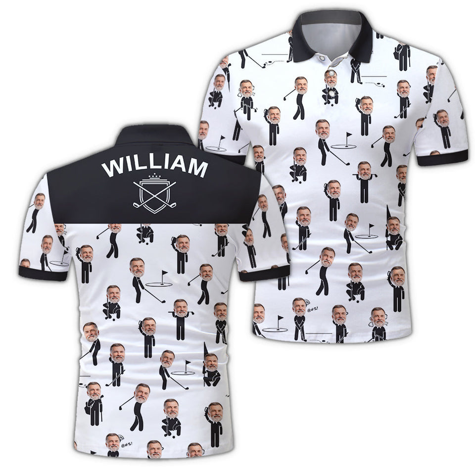 Love Being A Golfer - Personalized Golf Polo Shirt