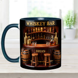 Whiskey Bar - Personalized Whisky Accent Mug & Coaster