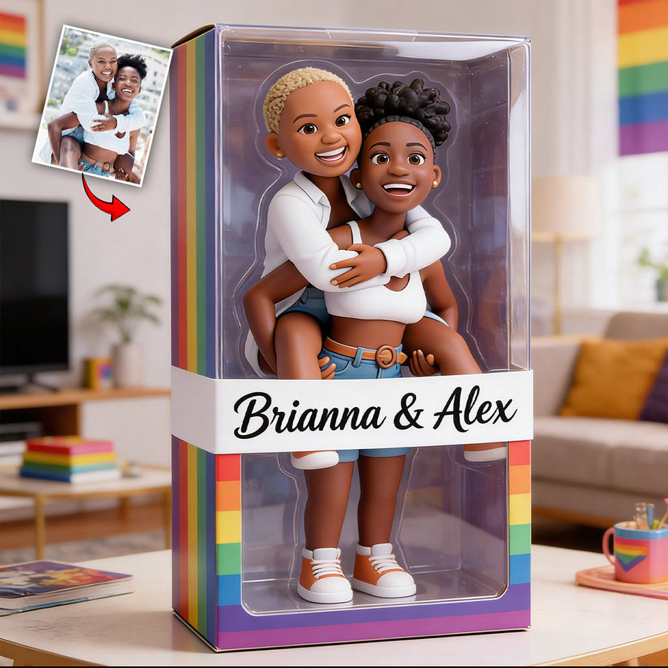 Love Is Love - Personalized LGBT Support Custom Shaped Acrylic Plaque