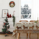 Love Dachshund - Personalized Dachshund Table Cloth Cover