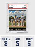 The Family League Card - Personalized Father Custom Shaped Acrylic Plaque