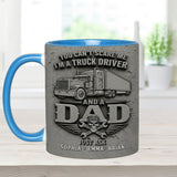 You Can't Scare Me - Personalized Trucker Accent Mug