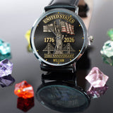 250th Anniversary - Personalized Patriot Hand Watch