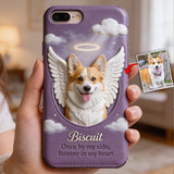 Once By My Side - Personalized Dog Leather Phone Case