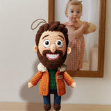 Loving Christmas - Personalized Couple Handmade Crochet Ornament