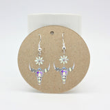 Beautiful Bull Head - Personalized Cowgirl Earrings