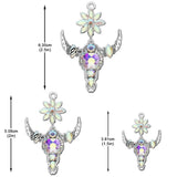 Beautiful Bull Head - Personalized Cowgirl Earrings