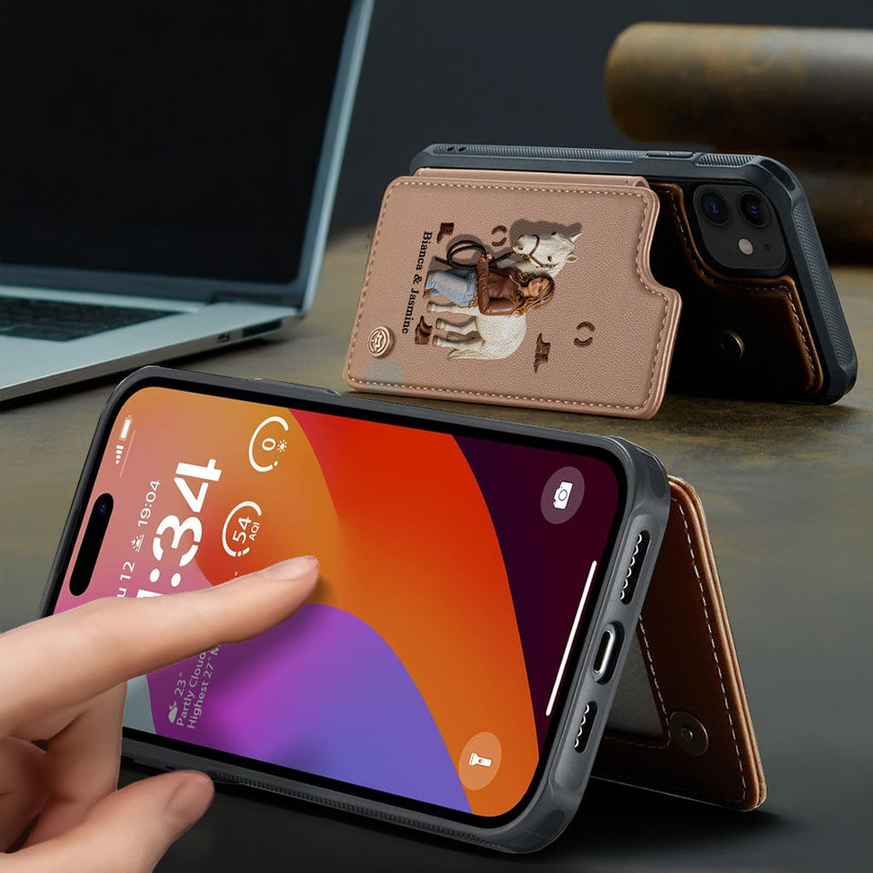 Horse Girl - Personalized Horse Wallet Phone Case