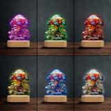 Magic Night - Personalized Mushroom Shaped Plaque Light Base