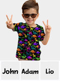 Dinosaur Suitable for Kids to Go Out with Outdoor - Personalized Kid All Over Shirt
