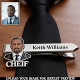 Gift For Male Co-Workers - Personalized Colleague Tie Clip