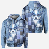 Love Pembroke Welsh Corgi - Personalized Dog All Over Shirt
