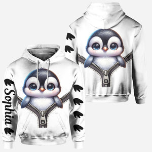 Cute Penguin - Personalized Penguin Lover Hoodie and Leggings