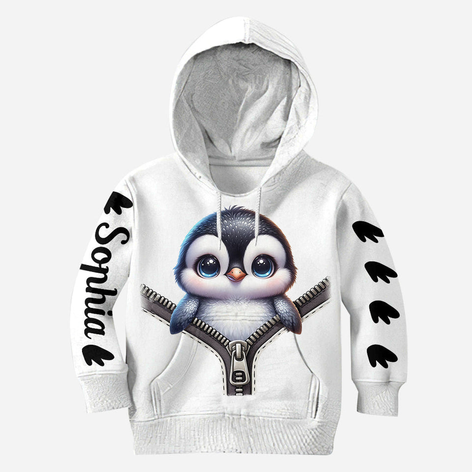 Cute Penguin - Personalized Penguin Lover Hoodie and Leggings