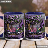 To Grandma/Mother Never Forget We Love You - Personalized Grandma Accent Mug