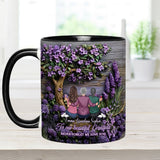 To Grandma/Mother Never Forget We Love You - Personalized Grandma Accent Mug