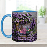 To Grandma/Mother Never Forget We Love You - Personalized Grandma Accent Mug