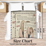 Wrap Yourself In A Big Hug - Personalized Mother Blanket
