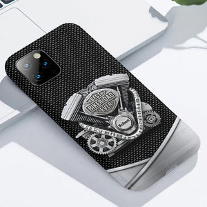 Best Dad Ever - Personalized Biker Full Print Phone Case