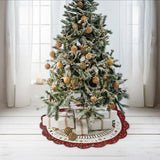 Cute Dog And Cat Christmas Train - Personalized Dog Shaped Tree Skirt