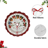 Cute Dog And Cat Christmas Train - Personalized Dog Shaped Tree Skirt