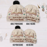 Reading Makes Me Happy - Personalized Book Beanie Hat
