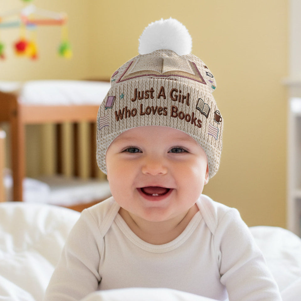 Reading Makes Me Happy - Personalized Book Beanie Hat