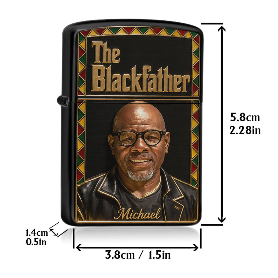 The Blackfather - Personalized African American Lighter