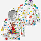 Accept Love Understand Autism Awareness Kids - Personalized Autism Awareness All Over Shirt