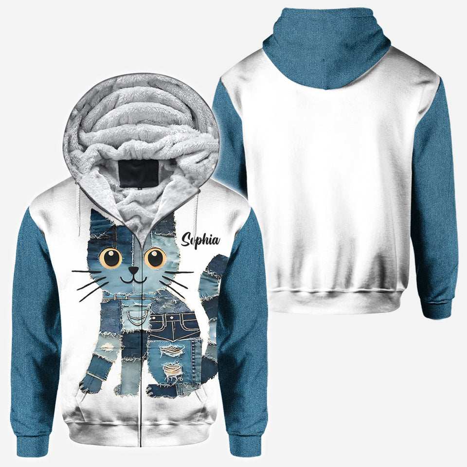 Just A Girl Who Loves Cat - Personalized Cat All Over Shirt