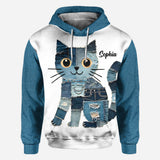Just A Girl Who Loves Cat - Personalized Cat All Over Shirt