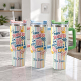 Teachers Off - Personalized Teacher Tumbler With Handle