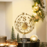 Merry Christmas 2025, Family Initial Custom - Personalized Family LED Light Tree Topper