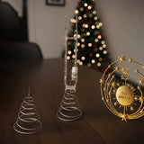 Merry Christmas 2025, Family Initial Custom - Personalized Family LED Light Tree Topper