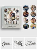 Museum Of Us With Music Song - Personalized Couple Rotating Music Magnet With Light