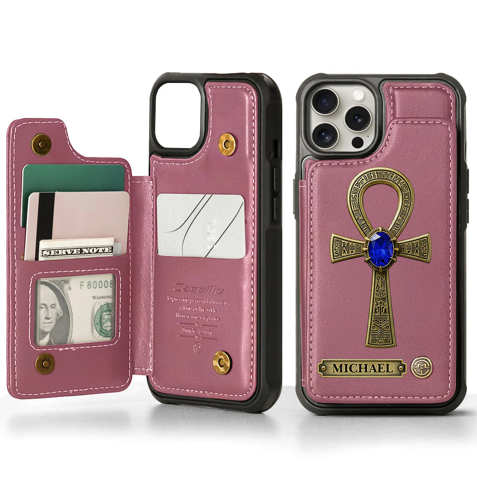 Ancient Egypt - Personalized Ancient Egypt Wallet Phone Case