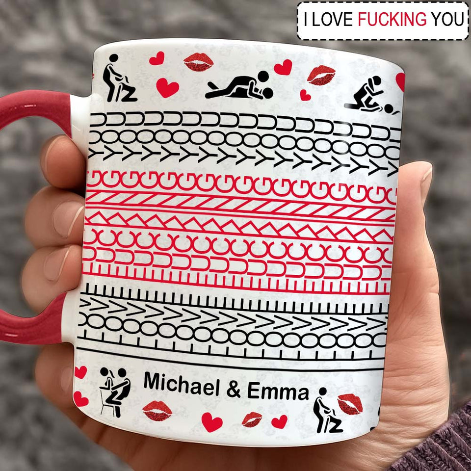 I Love You Baby - Personalized Couple Accent Mug