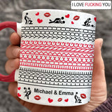I Love You Baby - Personalized Couple Accent Mug