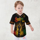 Juneteenth Black Pride - Personalized African American Baseball Jersey