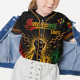 Juneteenth Black Pride - Personalized African American Baseball Jersey