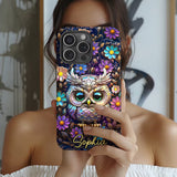 Cute Owl - Personalized Owl Full Print Phone Case