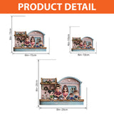 Home Sweet Home - Personalized Family Custom Shaped Acrylic Plaque