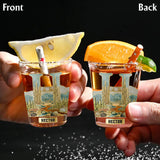 Initial Custom Glass For Whiskey/ Bourbon/ Tequila... Lovers - Personalized Whisky Shot Glasses Set