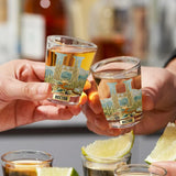 Initial Custom Glass For Whiskey/ Bourbon/ Tequila... Lovers - Personalized Whisky Shot Glasses Set