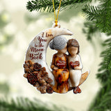 Love You To The Moon And Back - Personalized Grandma Ornament